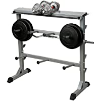 CCLIFE Soporte para Barras de Pesas bastidores de Peso Estante de Barra con Pesas una Carga máxima de Aprox. 300 kg